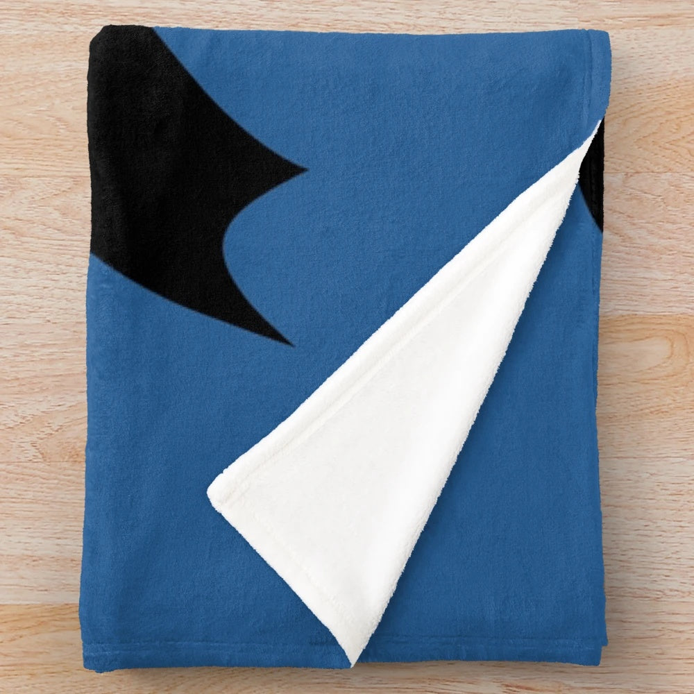 Soft and cozy plush blanket featuring a detailed illustration of a classic Plymouth Barracuda muscle car