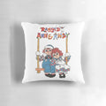 Vintage Raggedy Ann and Andy Pillow featuring the iconic American rag doll characters