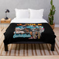 Vintage rap inspired plush blanket featuring J Cole's iconic imagery