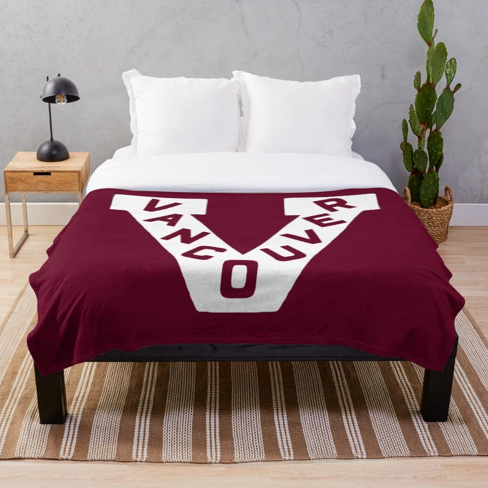 Vintage Retro Millionaires Hockey Plush Blanket