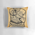 Vintage-style pillow with a retro shooting target design, perfect for crime and villain enthusiasts.