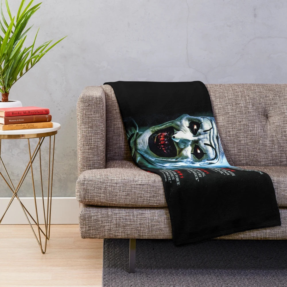 Vintage Retro Terrifier 2017 Movie Fans Plush Blanket