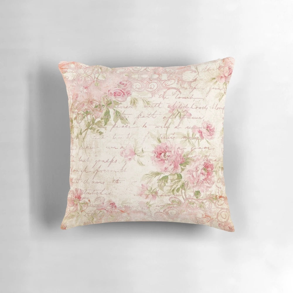 Vintage rose floral digital paper with a beautiful bouquet of old-fashioned roses on a textured, retro background.