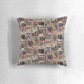 Sherlock Holmes-themed vintage magazine-inspired decorative throw pillow
