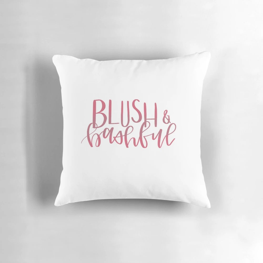 Vintage "Steel Magnolias" blush magnolia sticker decorative throw pillow
