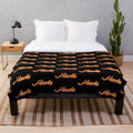 Retro Atlanta Hawks Vintage-Style Plush Blanket