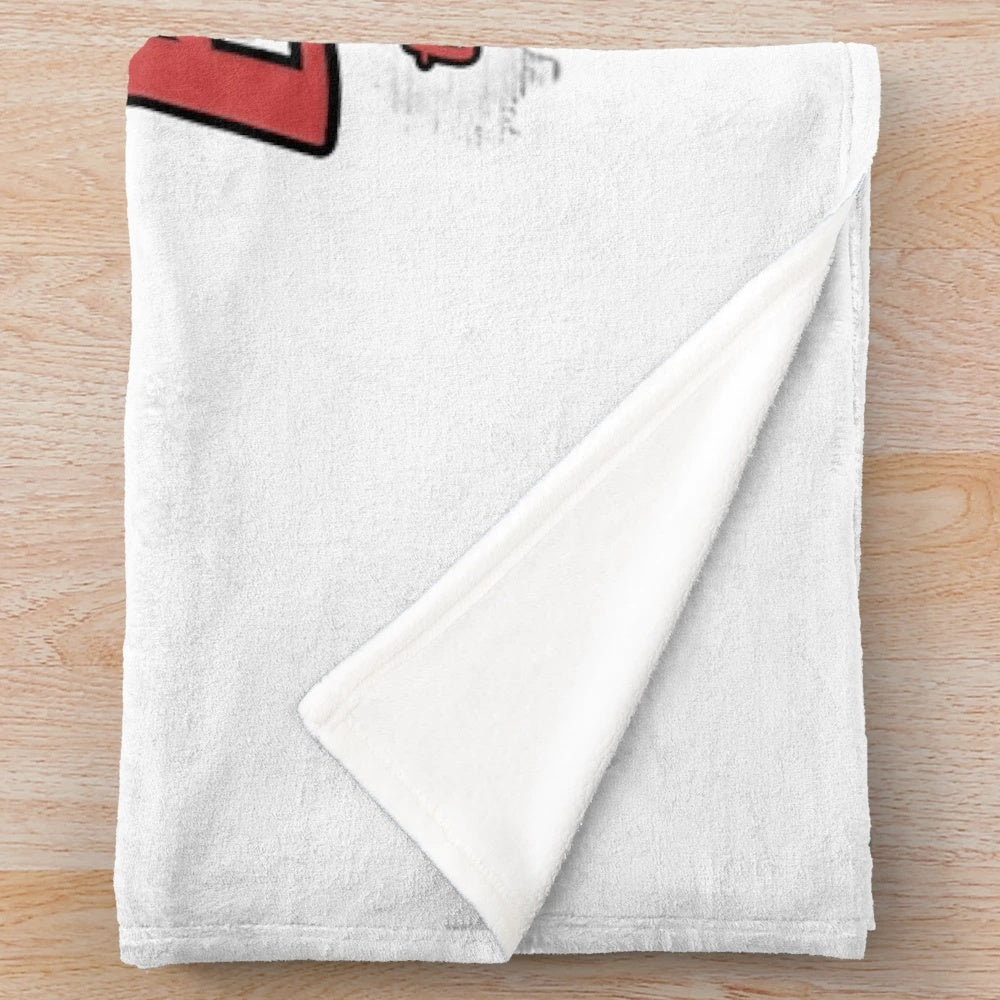Vintage-style Buffy the Vampire Slayer plush blanket featuring a cool graphic design