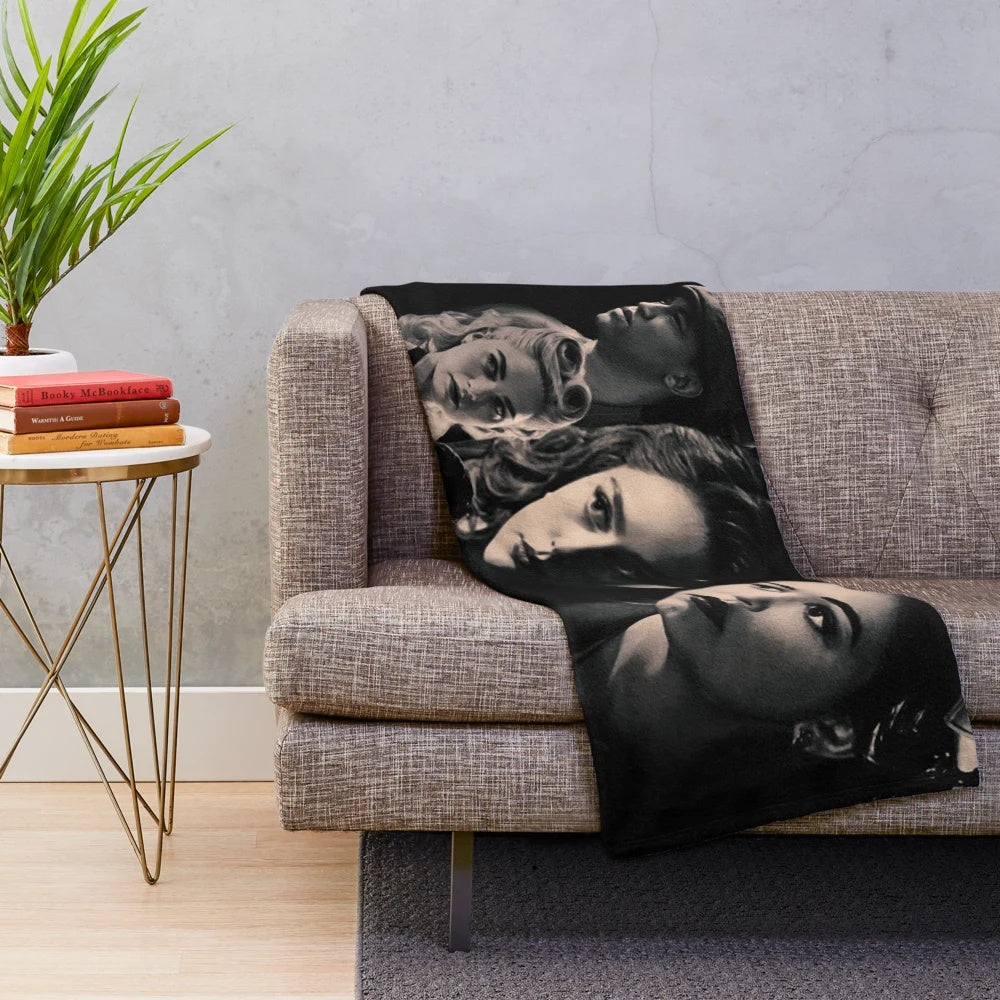 Vintage style Casablanca movie plush blanket