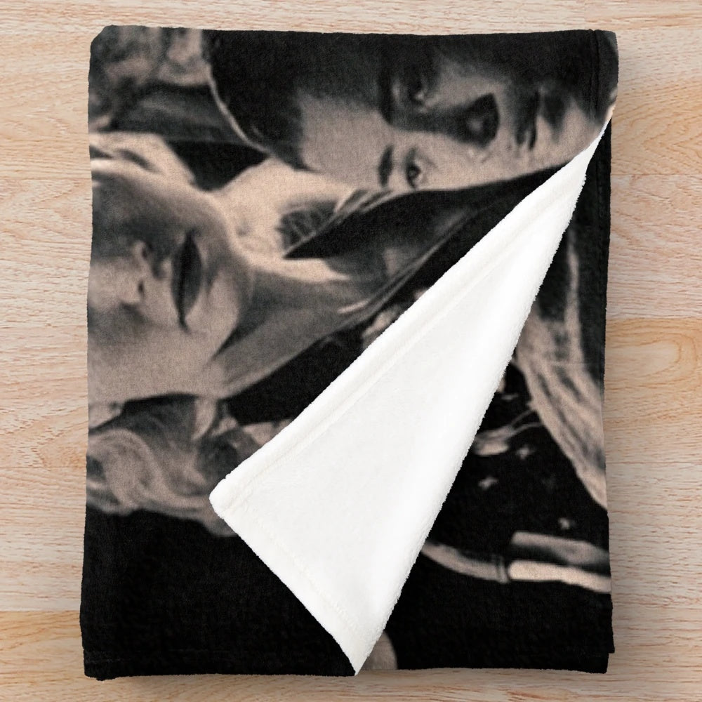 Vintage style Casablanca movie plush blanket