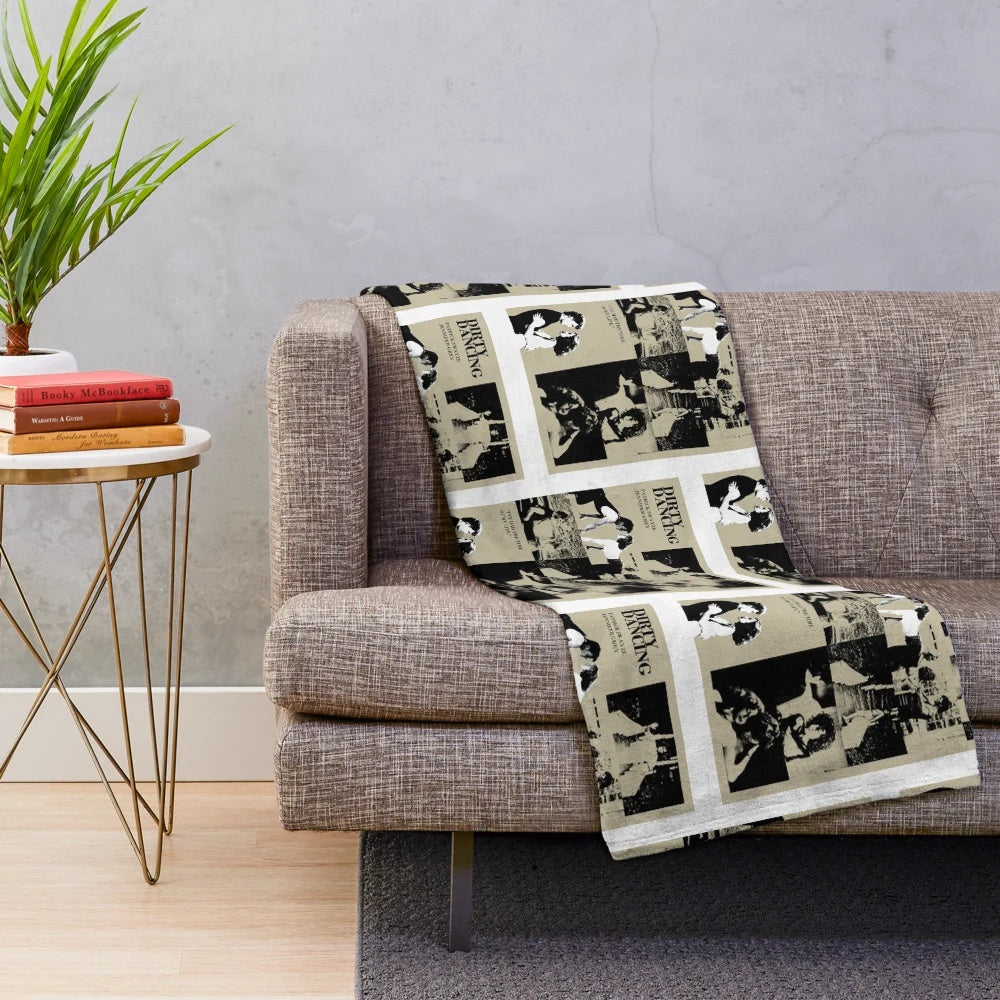 Vintage-style plush blanket featuring the iconic Dirty Dancing movie poster