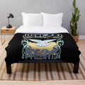 Fleetwood Mac-inspired plush blanket with retro 70s design