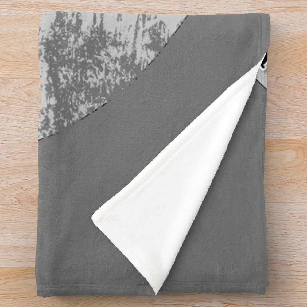 Vintage-style plush blanket featuring the flag of Norderstedt, Germany