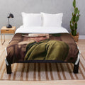 Vintage style plush blanket featuring classic western TV show design