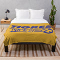 Vintage-style UANL Tigres plush blanket