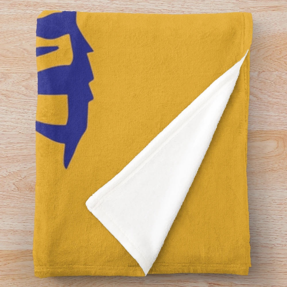Vintage-style UANL Tigres plush blanket