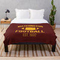 Vintage-style Washington Football Team plush blanket