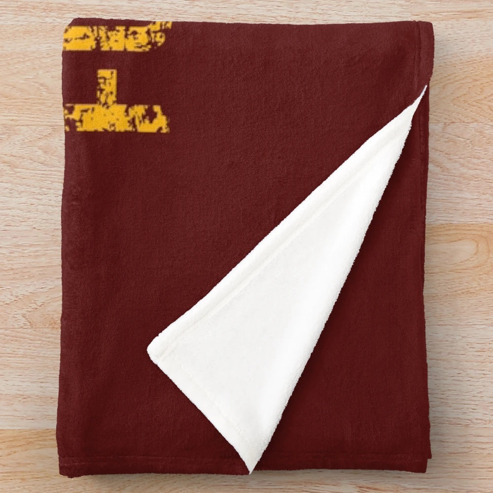 Vintage-style Washington Football Team plush blanket