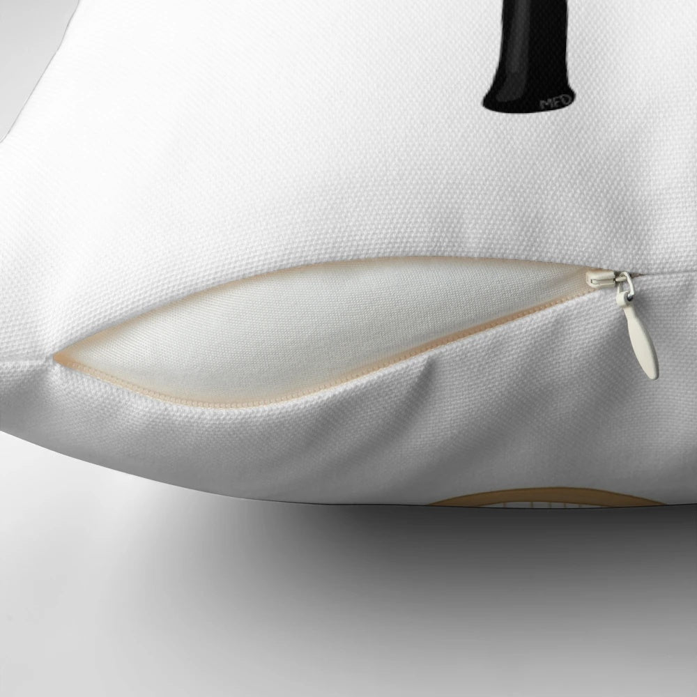 Vintage-inspired throw pillow featuring colorful, stylish tennis rackets for tennis enthusiasts