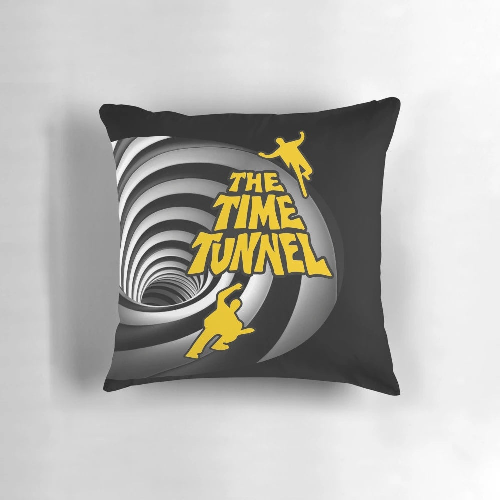 Vintage "The Time Tunnel" 1960s science fiction TV series themed pillow