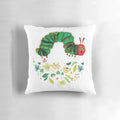 Soft, plush pillow featuring the iconic "Very Hungry Caterpillar" design from the beloved children's book