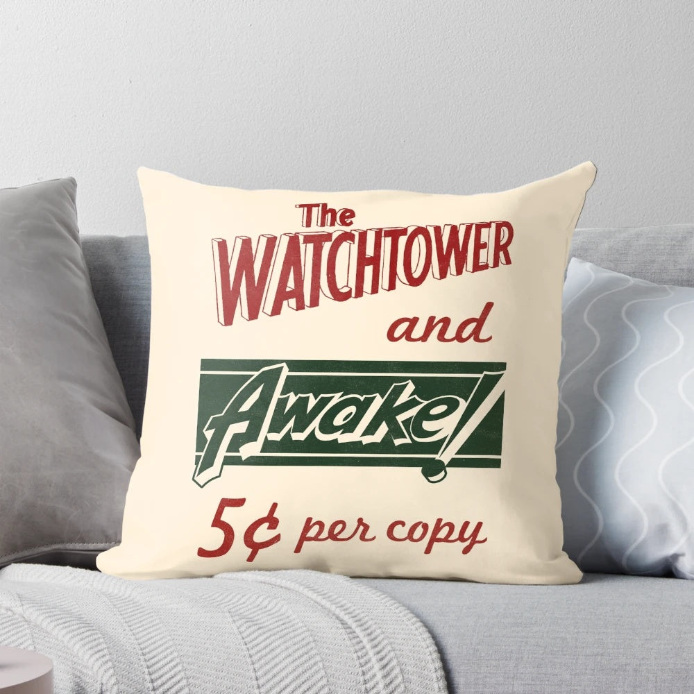 Vintage Watchtower and Awake Messenger Bag with JW Arts and Crafts Design