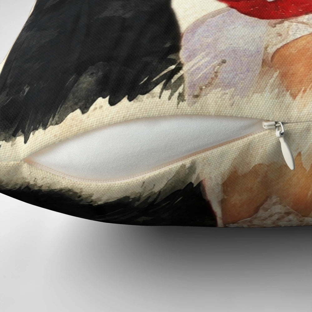 Vintage "White Christmas" pillow featuring Bing Crosby, Danny Kaye, Vera Ellen, and other classic Hollywood stars.