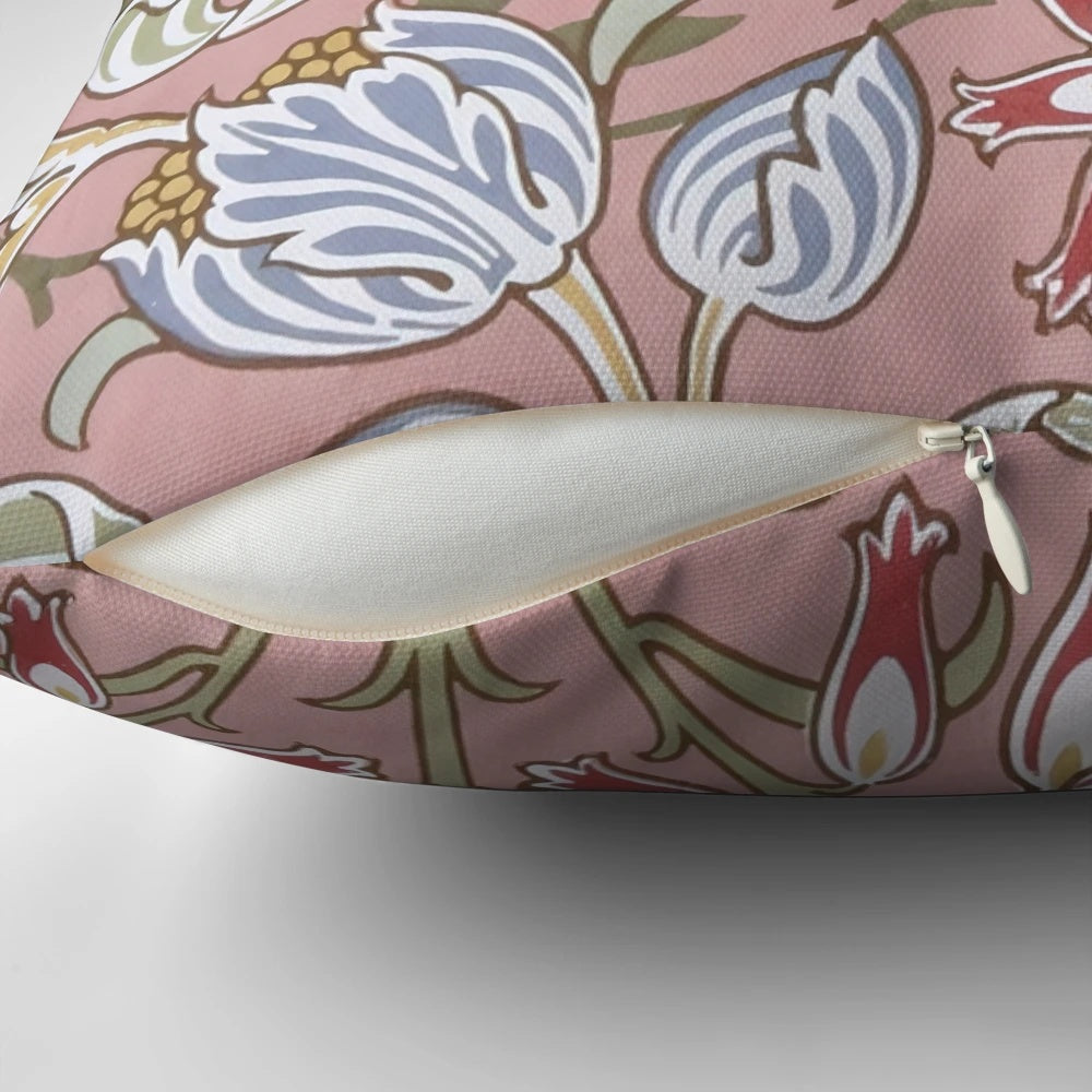 Vintage William Morris Floral Botanical Pattern Throw Pillow