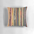 A cozy, stylish pillow featuring a design of vintage vinyl records, perfect for record collectors and music enthusiasts.