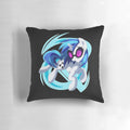 Vinyl Scratch Pillow - Cozy music-themed decorative throw pillow for living room, bedroom, or office