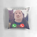 A humorous image featuring the "John Pork is Calling" meme, a popular TikTok joke in 2023.