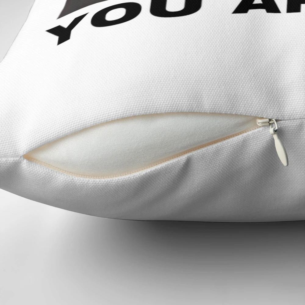 A soft, comfortable pillow featuring the viral Uganda gay rights interview meme