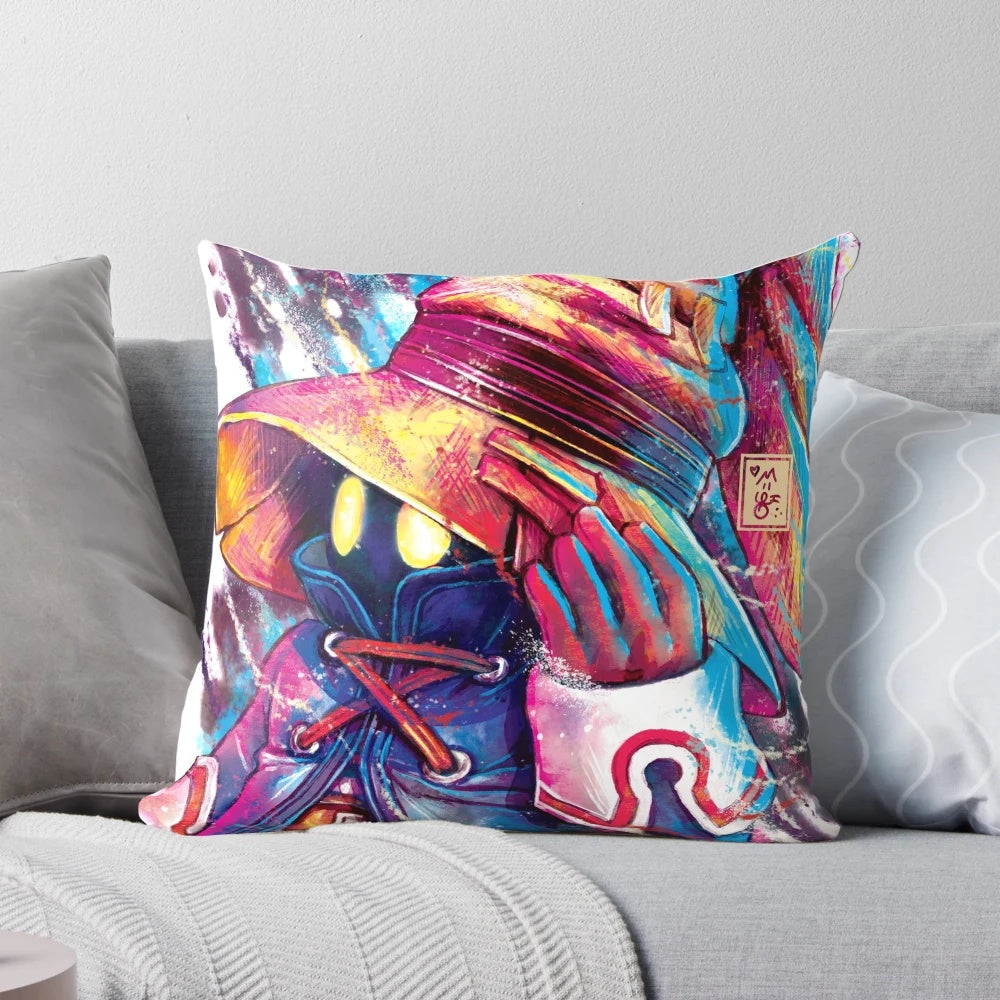 Vivi Black Mage Pillow - Soft and Cuddly Final Fantasy 9 Decor