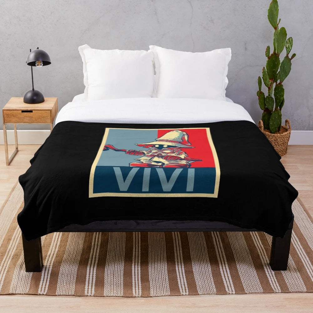 Vivi Ornitier Final Fantasy IX Plush Blanket