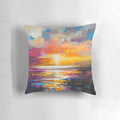 Vivid Light 1 Pillow featuring a Scottish landscape art design by artist Scott Naismith