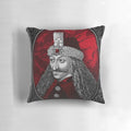 Vlad Tepes Gothic Dracula Pillow with Portrait of Vlad the Impaler