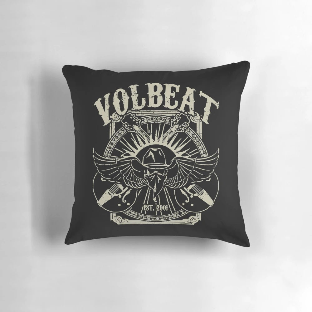 Volbeat Band Rock Music Themed Pillow
