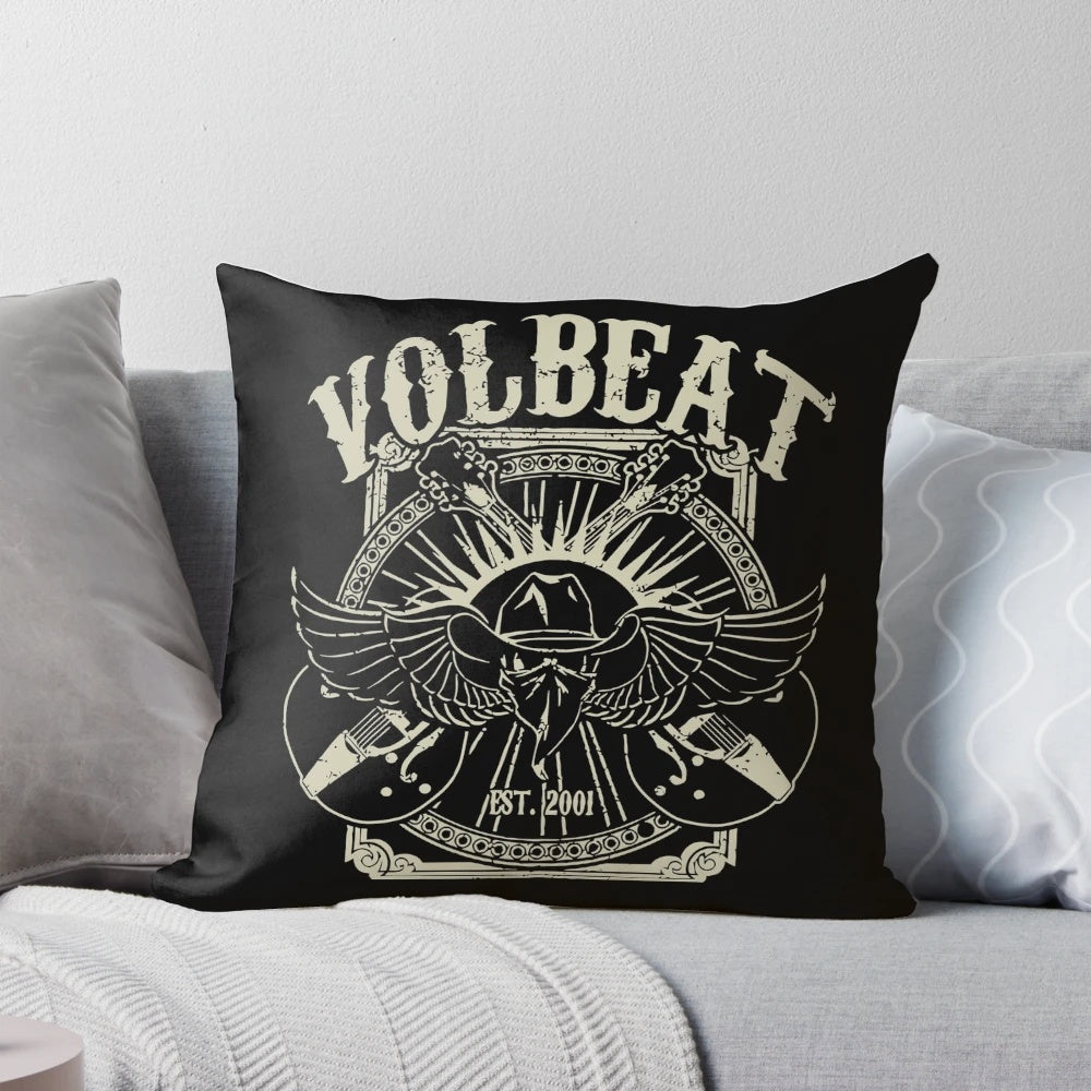 Volbeat Band Rock Music Themed Pillow