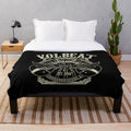Volbeat inspired plush blanket with the band's logo and album artwork