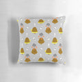 Volcanology Pillow featuring a stylized volcano design
