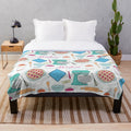 Waitress musical inspired plush blanket with pattern design