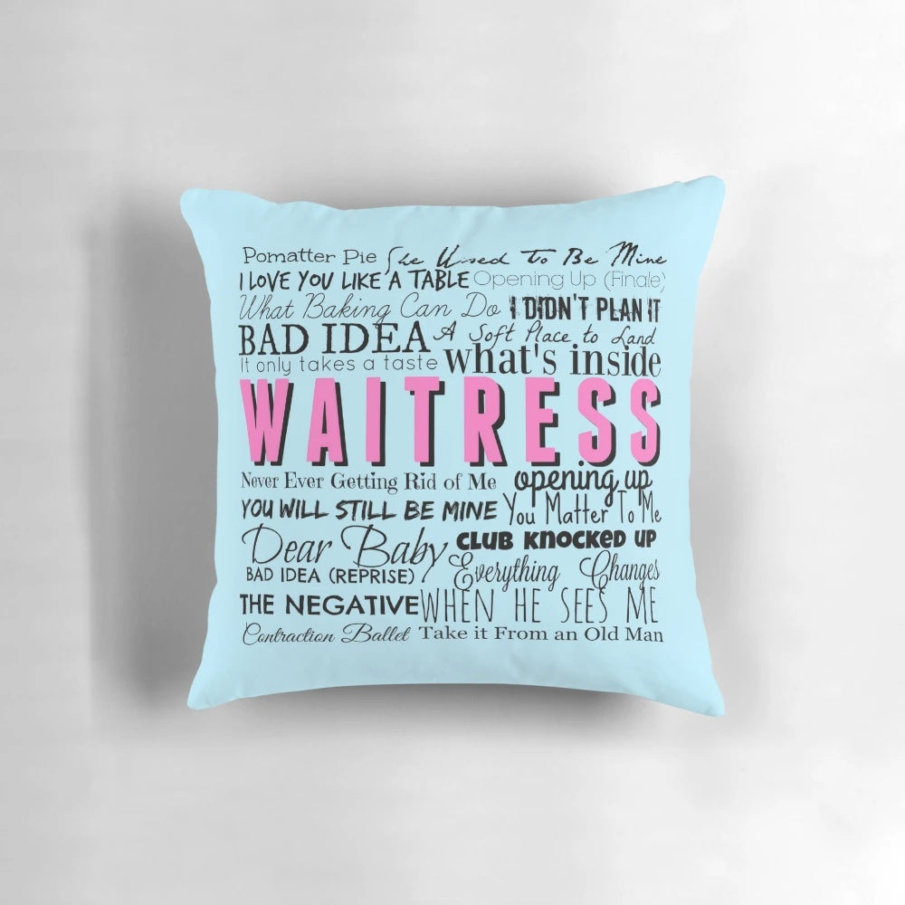 Waitress the Musical Original Broadway Cast Recording Pillow