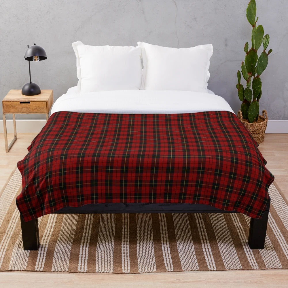 Wallace Tartan Plush Blanket