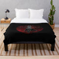 Wanda Maximoff inspired plush blanket with Scarlet Witch design