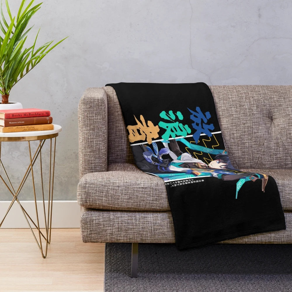 Wanderer Scaramouche Genshin Impact Plush Blanket