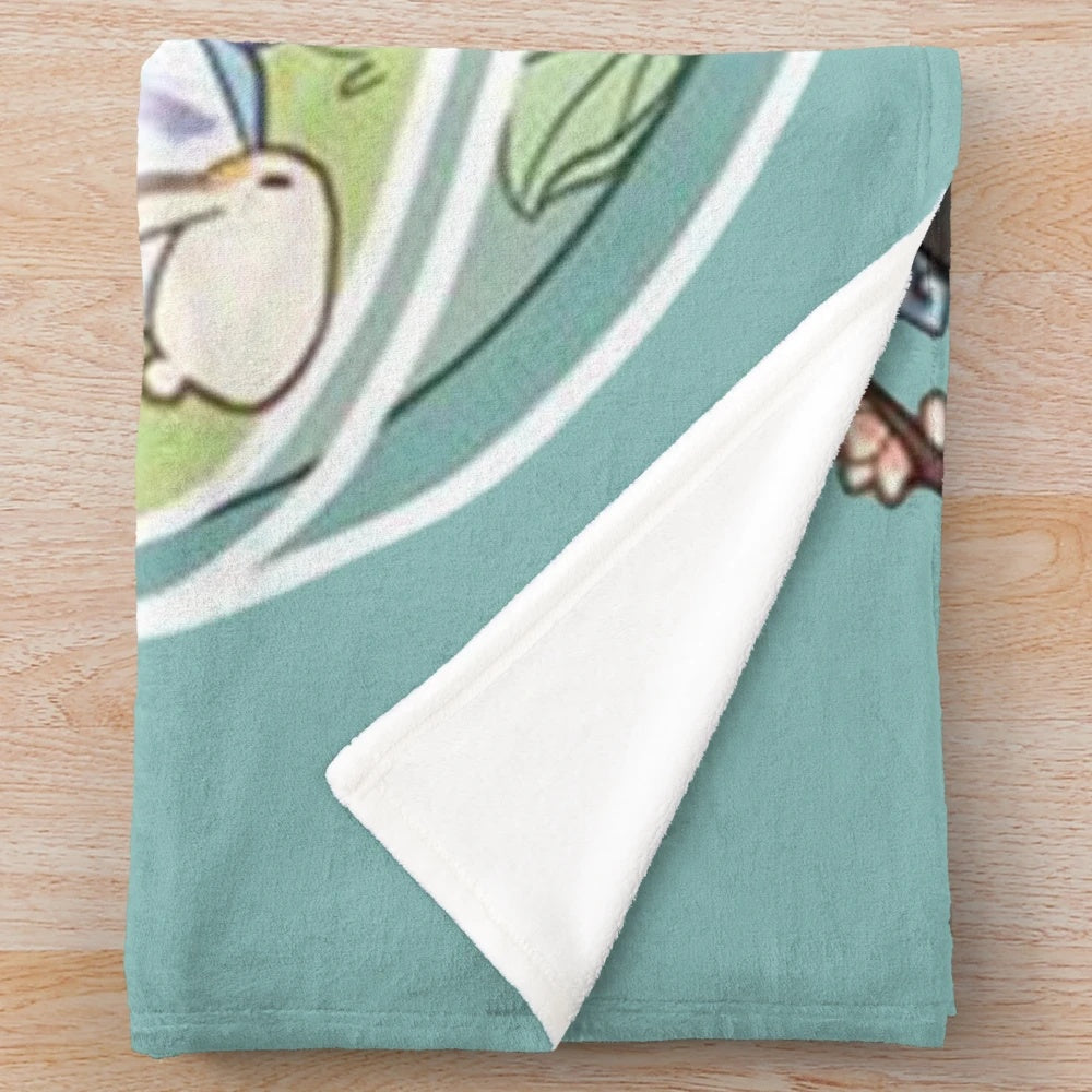 Wangxian Plush Blanket featuring characters from the popular Chinese drama The Untamed