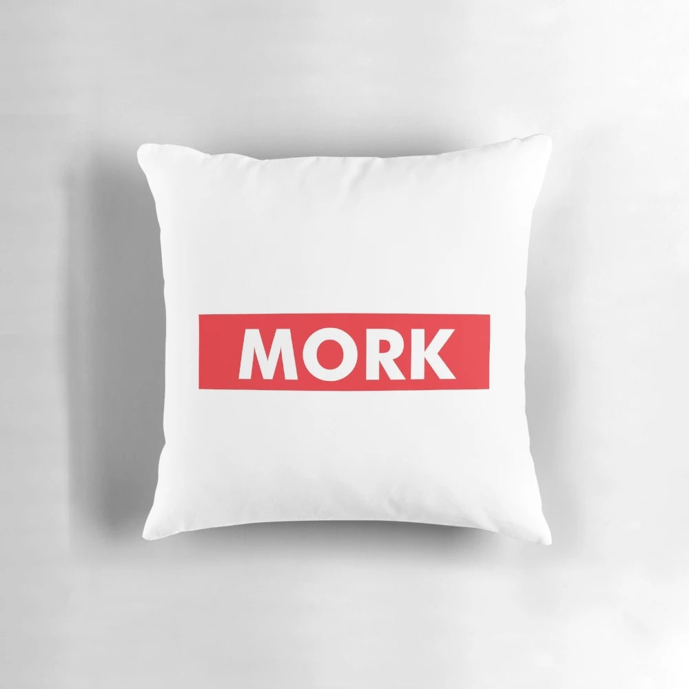 Vibrant Warhammer 40k Ork "MORK SUPREMACY!" Pillow