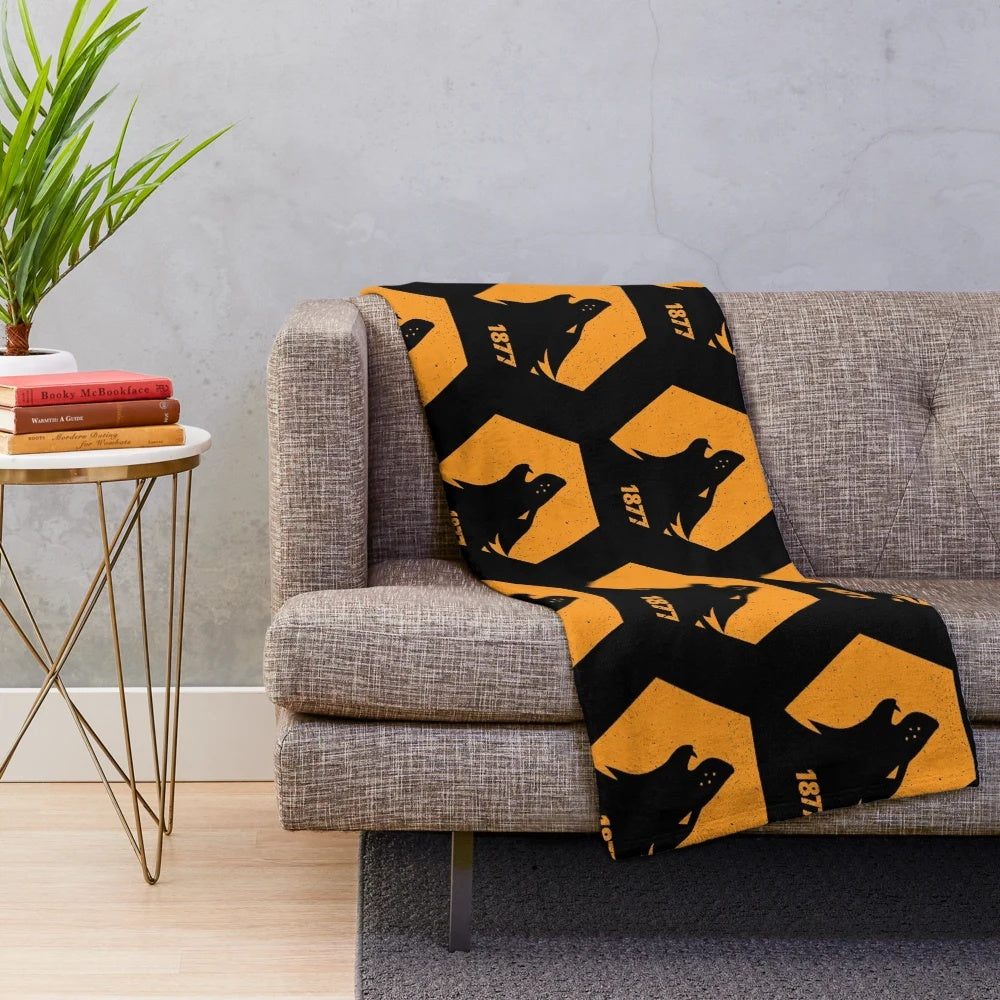 1877 gold plush blanket