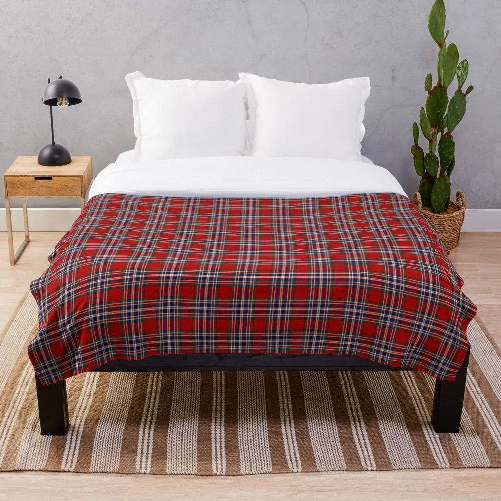 Clan MacFarlane Tartan Plush Blanket