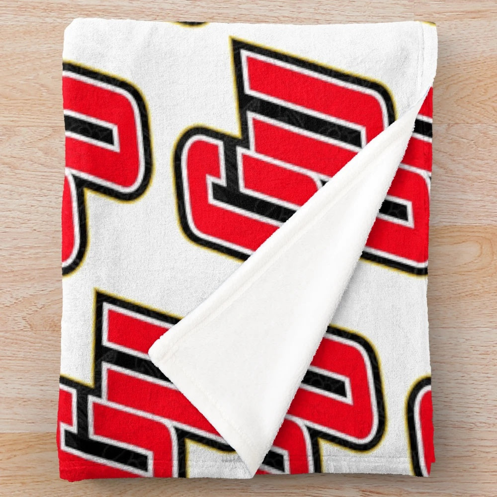 Caldwell Cougars Red and Gold Plush Blanket