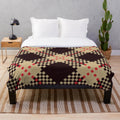 Cozy plush tartan plaid blanket